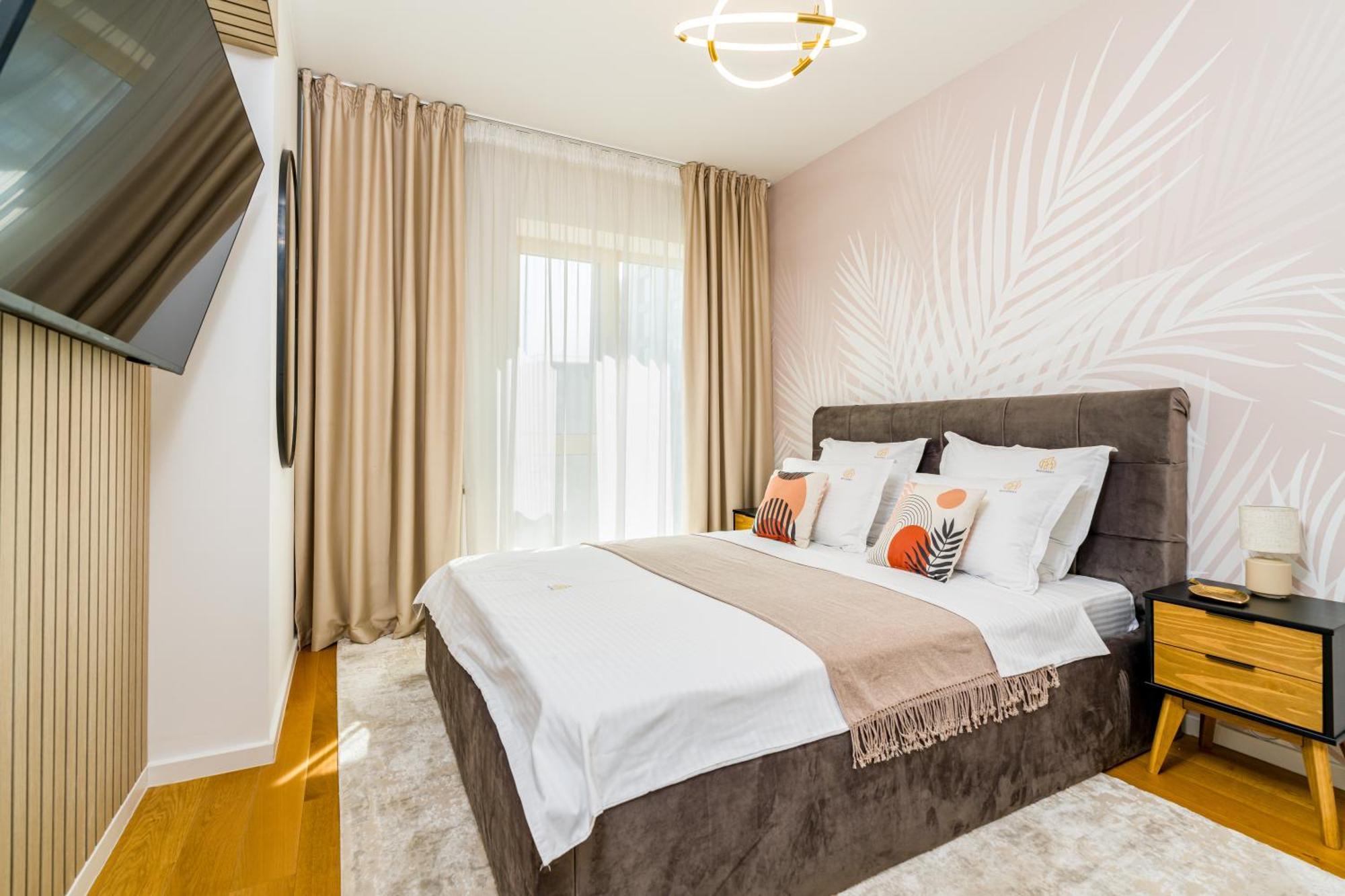 Mido Aviatie Park Apartments With Private Parking & Self Check-In Bukarest Exteriör bild